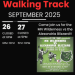 CLOSED Walking Track @ 6PM