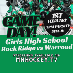 Girls Rock Ridge vs Warroad