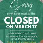 Walking Track Closed - 03.17.2026