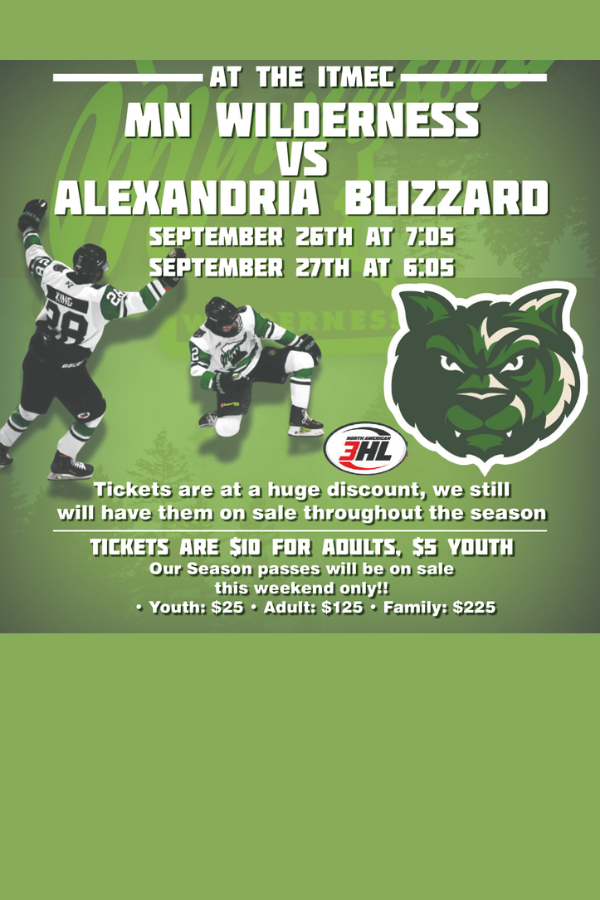 MN Wilderness vs Alexandria Blizzard