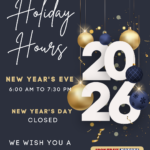 Closed for New Years Holiday