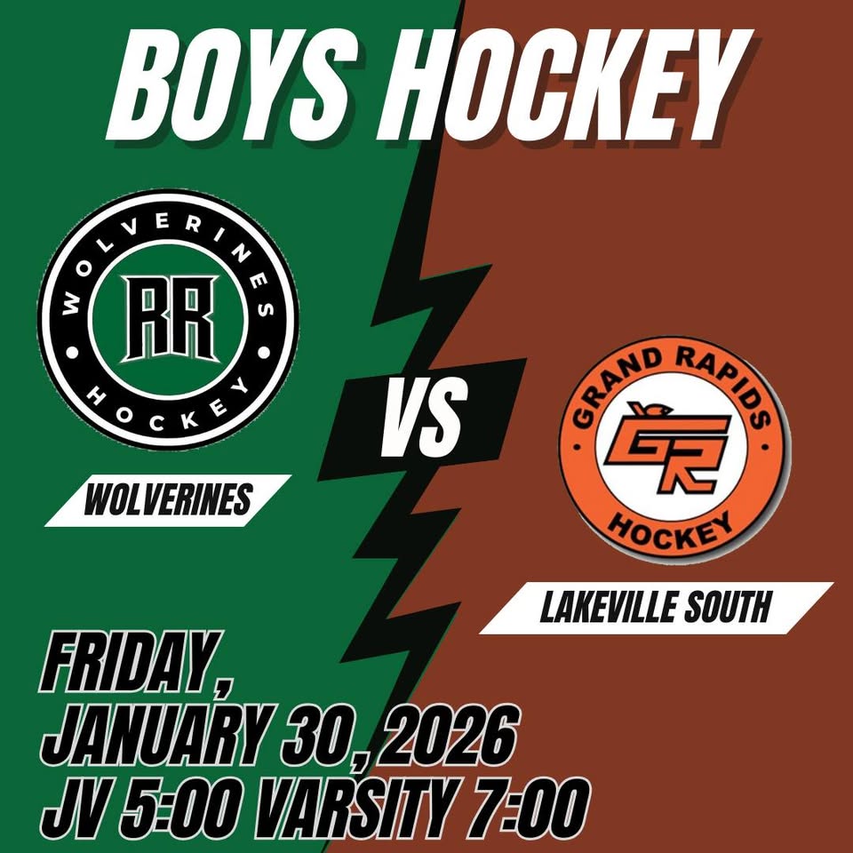 Rock Ridge Boys Hockey vs. Grand Rapids