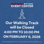 Walking Track Closed on 2/6/26