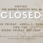 Closed for Good Friday Holiday