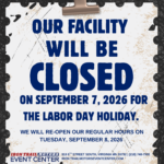 Closed on Labor Day Holiday