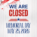 Facility Closed for Memorial Day