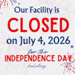 Closed for 4th of July