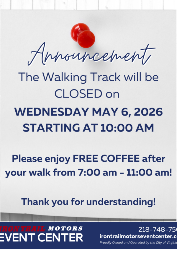 Walking Track Closed on 05/06/2026
