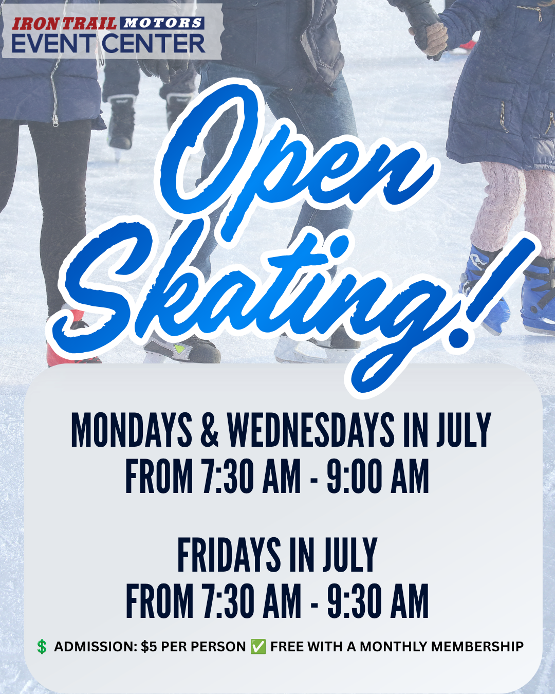 Open Skating in July!