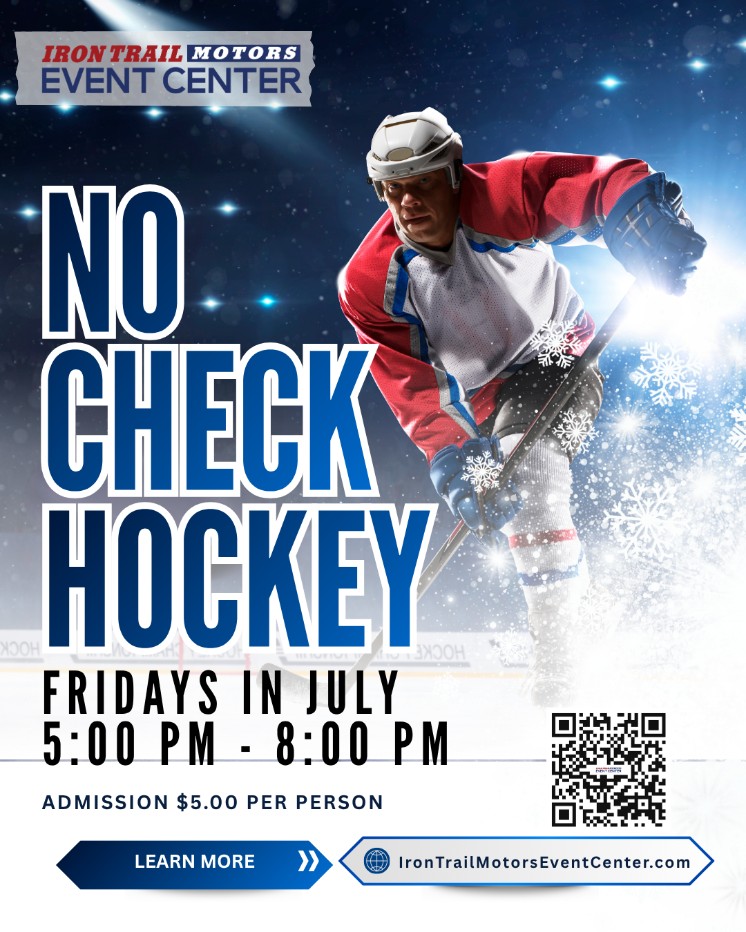 No Check Hockey on Fridays in July