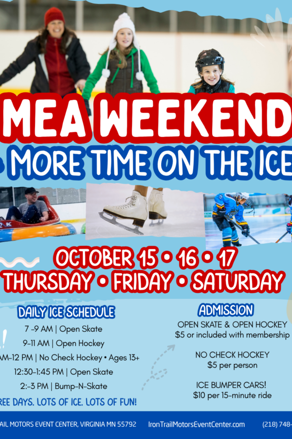 MEA Weekend Ice Schedule
