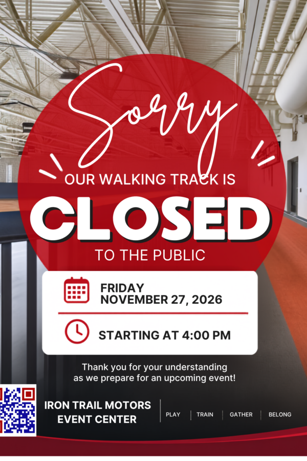 Walking Track Closed at 4:00 pm