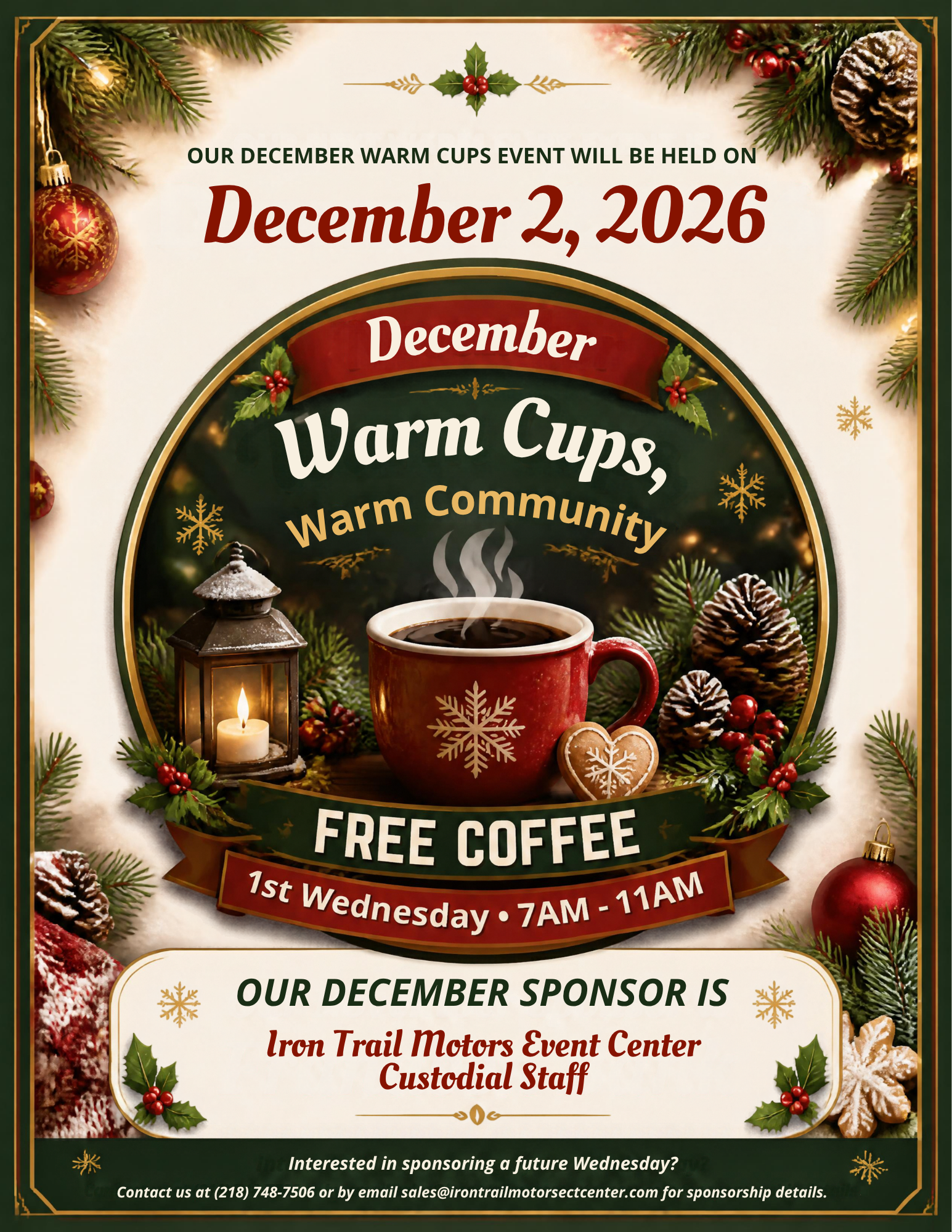 Warm Cups, Warm Community - December
