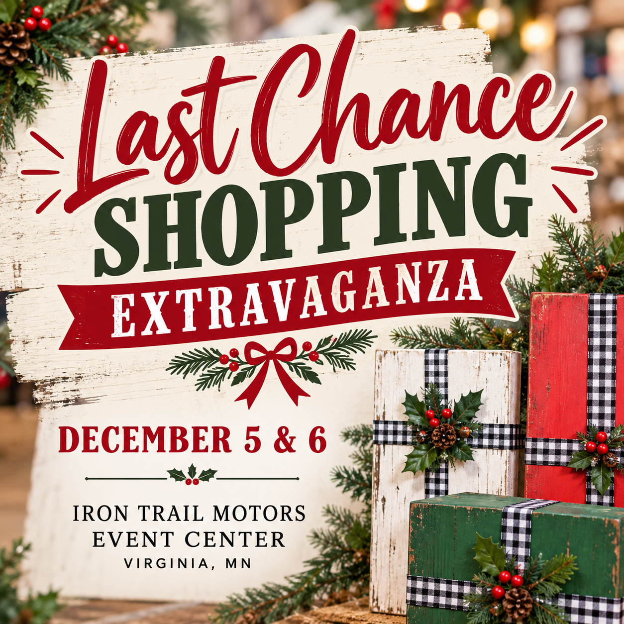 Last Chance Shopping Extravaganza